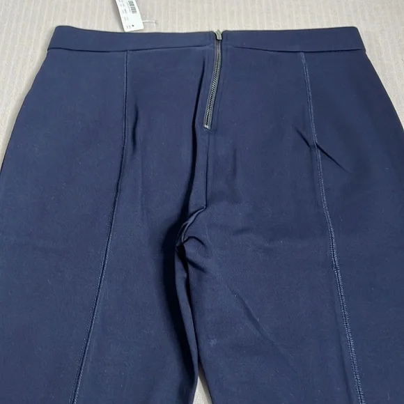 J.Crew Black Label Pixie Ponte Stretch Pants Size L NWT Navy Blue - Picture 9 of 12